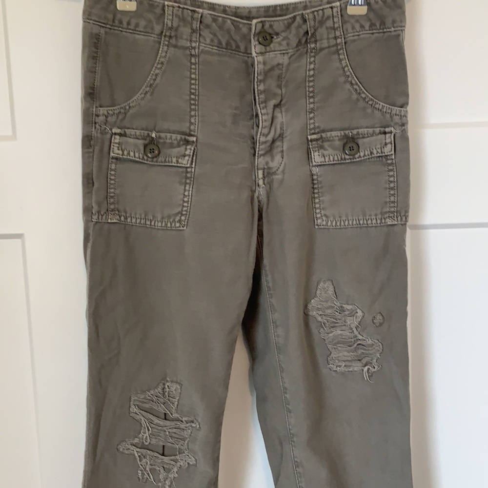 Army Green Cargo Pants - Picture 4 of 6